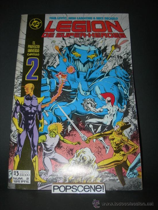 C&oacute;mics: COMIC - LEGION DE SUPER-HEROES NUMERO 2 - PAUL LEVITZ / GREG LaROCQUE - ZINCO - Foto 1