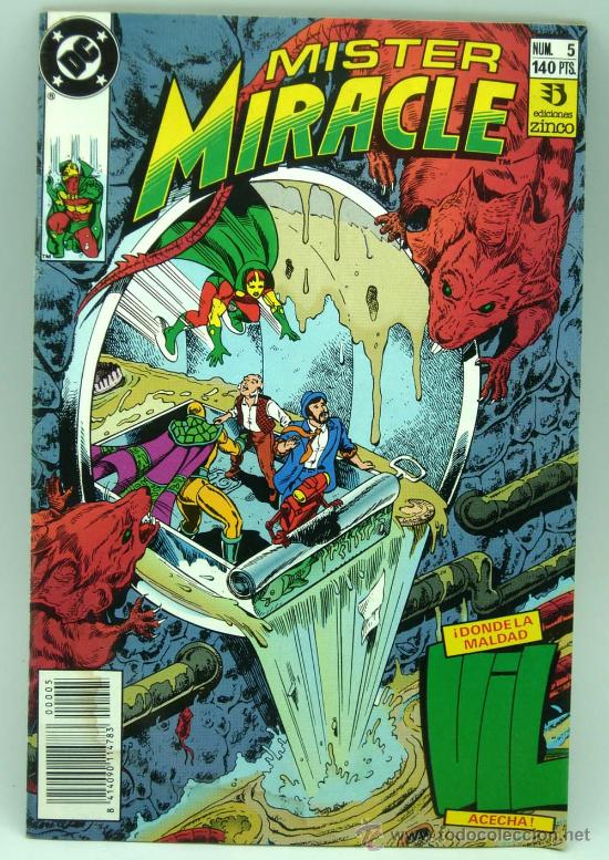 C&oacute;mics: Mister Miracle n&ordm; 5 Ed Zinco 1990 - Foto 1