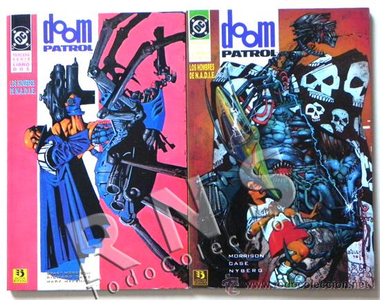 C&oacute;mics: LOTE C&Oacute;MICS - DOOM PATROL - LOS HOMBRES DE N.A.D.I.E. LIBRO 1 Y 2 - EDICIONES ZINCO - C&Oacute;MIC DC - Foto 1