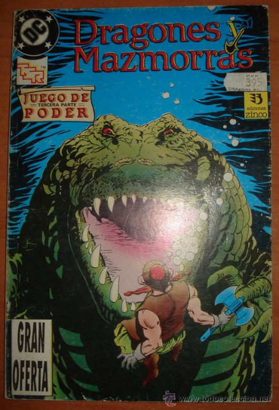C&oacute;mics: DRAGONES Y MAZMORRAS. Juego de poder. Juegos de magia. Ediciones Zinco. - Foto 1