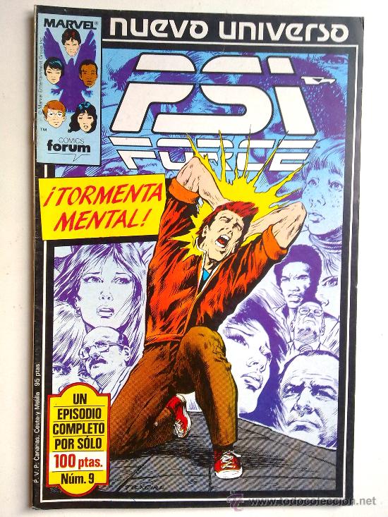 C&oacute;mics: PSI FORCE N&ordm; 9 NUEVO UNIVERSO &iexcl;! FORUM 1988 - Foto 1