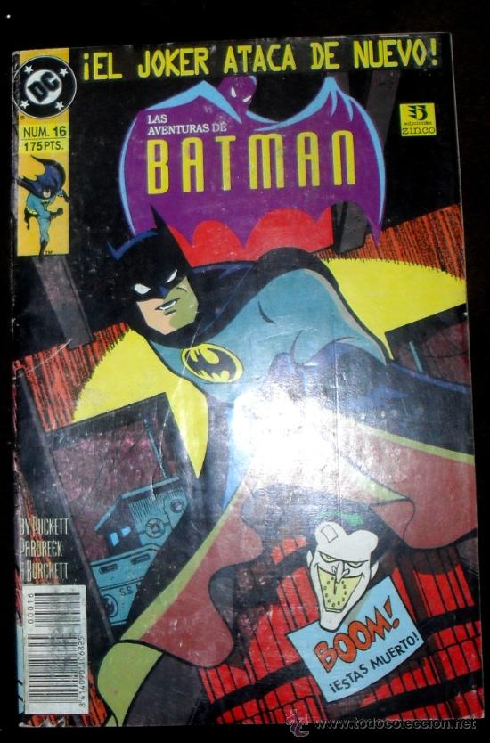 C&oacute;mics: LAS AVENTURAS DE BATMAN N&ordm; 16. DC COMICS. EDICIONES ZINCO. - Foto 1