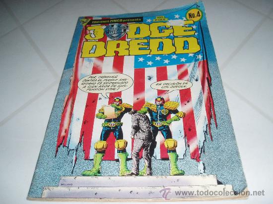 C&oacute;mics: JUDGE DREDD, EDICIONES ZINCO, N&ordm;. 4 - Foto 1