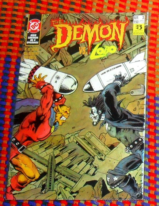 C&oacute;mics: the demon vs. lobo n&ordm; 3 comics dc zinco 150 ptas. - Foto 1
