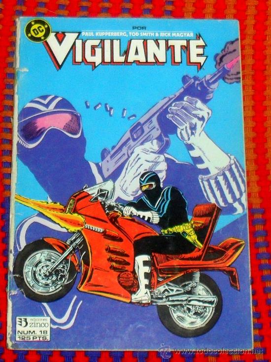 C&oacute;mics: vigilante n&ordm; 18 comics dc zinco 125 ptas. - Foto 1
