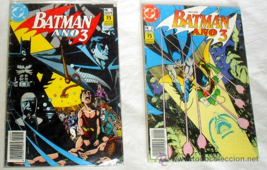 C&oacute;mics: BATMAN: A&Ntilde;O 3 COMPLETA 2 LIBROS. DC COMICS. EDICIONES ZINCO. 1989 - Foto 1