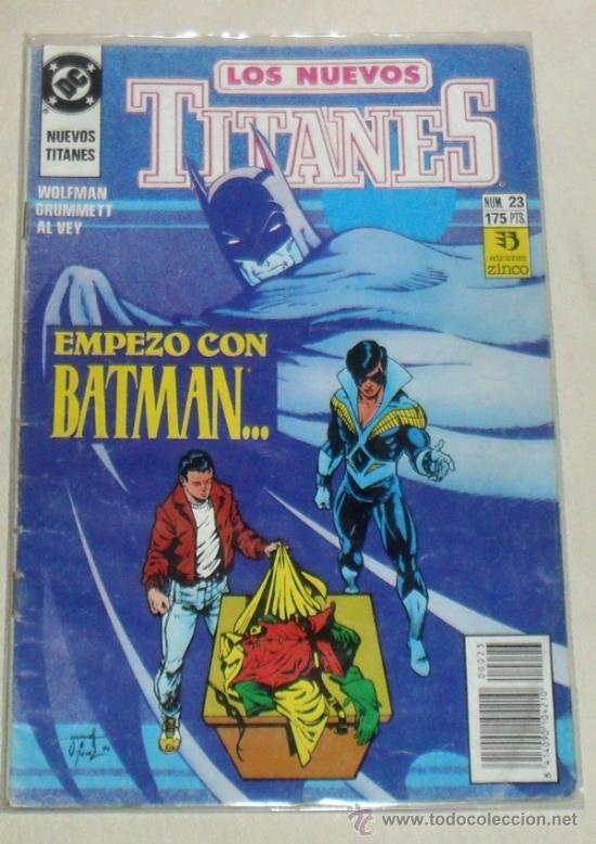 C&oacute;mics: LOS NUEVOS TITANES N&ordm; 23. VOL. 2. DC COMICS. EDICIONES ZINCO. - Foto 1