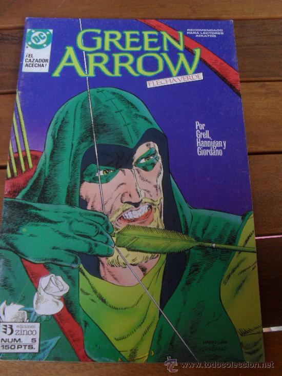 C&oacute;mics: GREEN ARROW N&ordm; 5. FLECHA VERDE. EDICIONES ZINCO. DC COMICS. - Foto 1