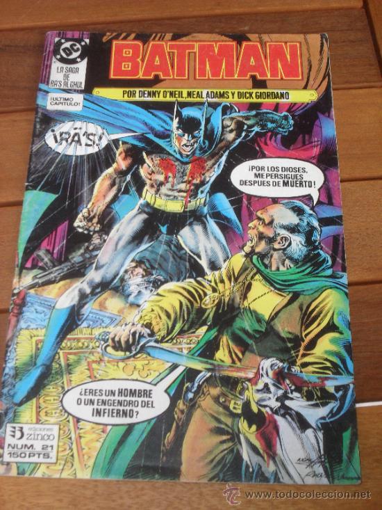 C&oacute;mics: BATMAN N&ordm; 21. LA SAGA DE RAS AL GHUL. EDICIONES ZINCO. DC COMICS. - Foto 1