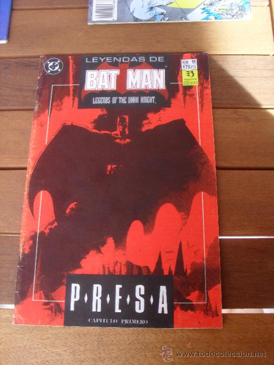 C&oacute;mics: LEYENDAS DE BATMAN N&ordm; 11. PRESA. CAPITULO PRIMERO. EDICIONES ZINCO. DC COMICS. - Foto 1