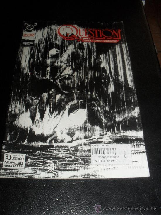 C&oacute;mics: QUESTION N&ordm; 21 COMICS DC ZINCO 150 PTAS. - Foto 1