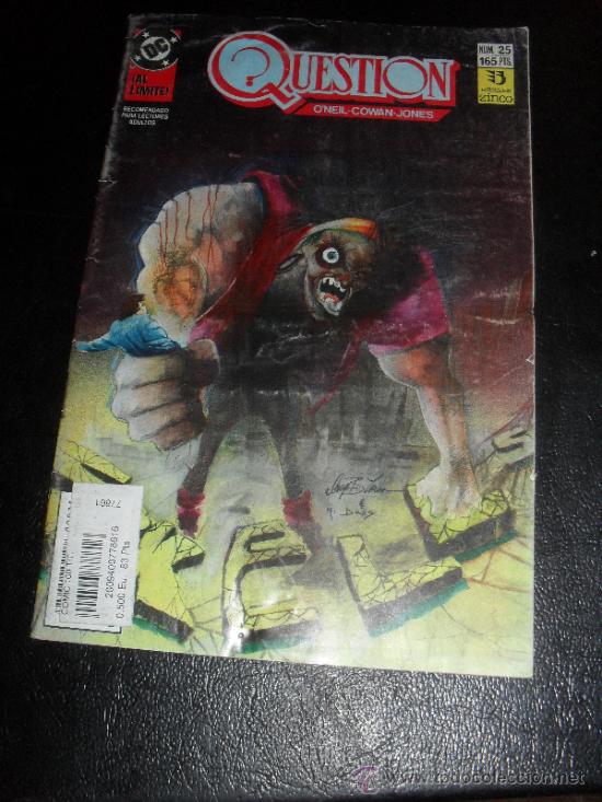 C&oacute;mics: QUESTION N&ordm; 25 COMICS DC ZINCO 165 PTAS. - Foto 1