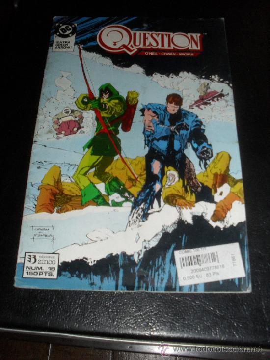C&oacute;mics: QUESTION N&ordm; 18 COMICS DC ZINCO 150 PTAS. - Foto 1