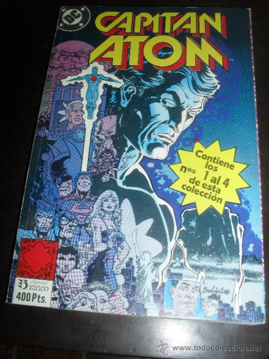 C&oacute;mics: CAPITAN ATOM: N&ordm; 1, 2, 3 Y 4. RETAPADO N&ordm; 1 DE 4 COMICS. DC COMICS. EDICIONES ZINCO. - Foto 1
