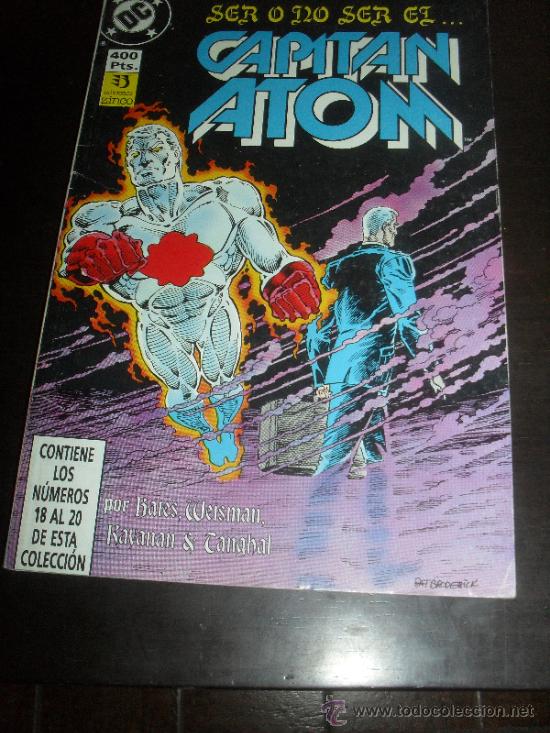 C&oacute;mics: CAPITAN ATOM: N&ordm; 18, 19 Y 20. RETAPADO N&ordm; 5 DE 3 COMICS. DC COMICS. EDICIONES ZINCO. - Foto 1