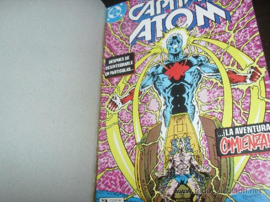 C&oacute;mics: CAPITAN ATOM: N&ordm; 1, 2, 3 Y 4. RETAPADO N&ordm; 1 DE 4 COMICS. DC COMICS. EDICIONES ZINCO. - Foto 2