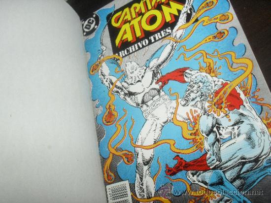 C&oacute;mics: CAPITAN ATOM: N&ordm; 18, 19 Y 20. RETAPADO N&ordm; 5 DE 3 COMICS. DC COMICS. EDICIONES ZINCO. - Foto 2