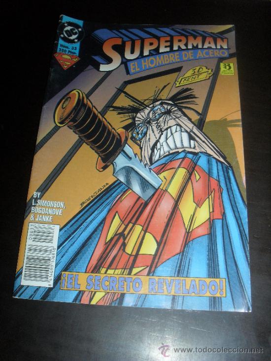 C&oacute;mics: SUPERMAN N&ordm; 33. VOL. 3. DC COMICS. EDICIONES ZINCO. - Foto 1