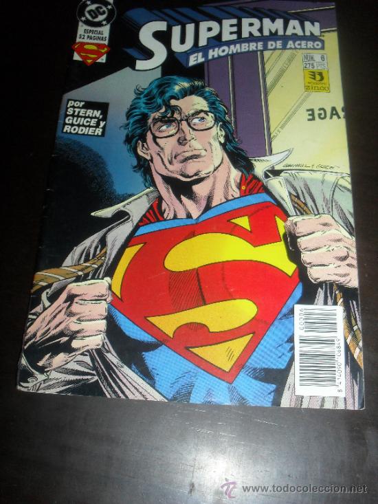 C&oacute;mics: SUPERMAN EL HOMBRE DE ACERO N&ordm; 6. DC COMICS. EDICIONES ZINCO. - Foto 1