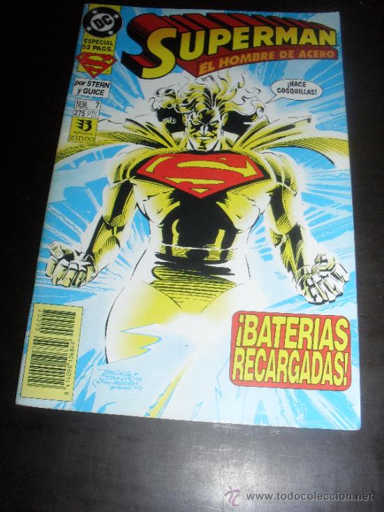 C&oacute;mics: SUPERMAN EL HOMBRE DE ACERO N&ordm; 7. DC COMICS. EDICIONES ZINCO. - Foto 1