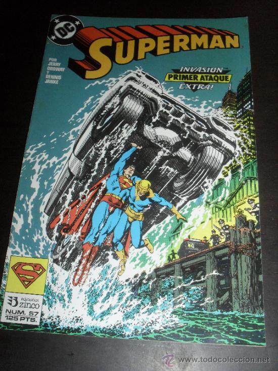 C&oacute;mics: SUPERMAN N&ordm; 57. VOL. 2. DC COMICS. EDICIONES ZINCO. - Foto 1