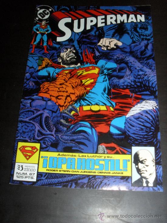C&oacute;mics: SUPERMAN N&ordm; 67. VOL. 2. DC COMICS. EDICIONES ZINCO. - Foto 1