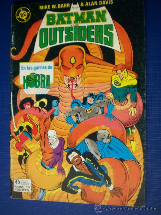 C&oacute;mics: BATMAN OUTSIDERS NUM. 19 ED. ZINCO - Foto 1