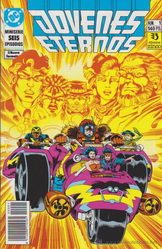 C&oacute;mics: J&oacute;venes Eternos. Completa 6 ejemplares. - Foto 1