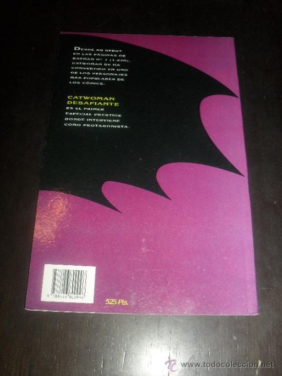 C&oacute;mics: CATWOMAN. DESAFIANTE. PRESTIGE. DC COMICS. EDICIONES ZINCO. - Foto 3