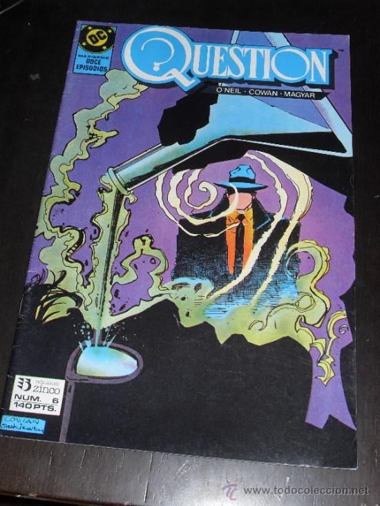 C&oacute;mics: QUESTION N&ordm; 6 COMICS DC ZINCO 140 PTAS. MAXISERIE DE 12 EPISODIOS - Foto 1