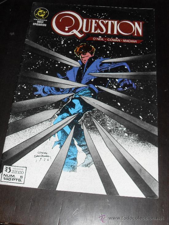 C&oacute;mics: QUESTION N&ordm; 5 COMICS DC ZINCO 140 PTAS. MAXISERIE DE 12 EPISODIOS - Foto 1