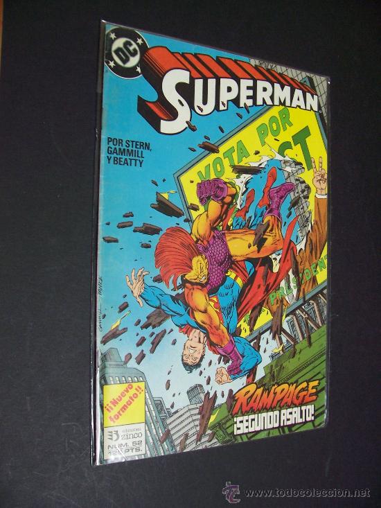 C&oacute;mics: SUPERMAN - N&ordm; 52 - RAMPAGE / SEGUNDO ASALTO - Foto 1