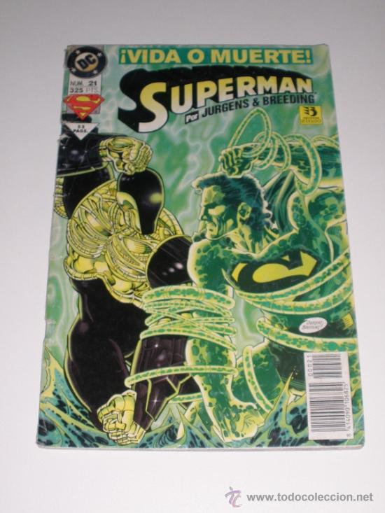 C&oacute;mics: SUPERMAN - NUMERO 21 - &iexcl;VIDA O MUERTE! (EDICIONES ZINCO) - Foto 1