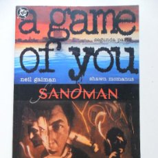Cómics: THE SANDMAN A GAME OF YOU . SEGUNDA PARTE (DE 4) . NEIL GAIMAN . SHAWN MCMANUS