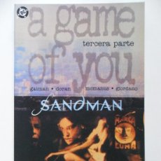Cómics: THE SANDMAN A GAME OF YOU . TERCERA PARTE (DE 4) . NEIL GAIMAN . SHAWN MCMANUS. Lote 35259967
