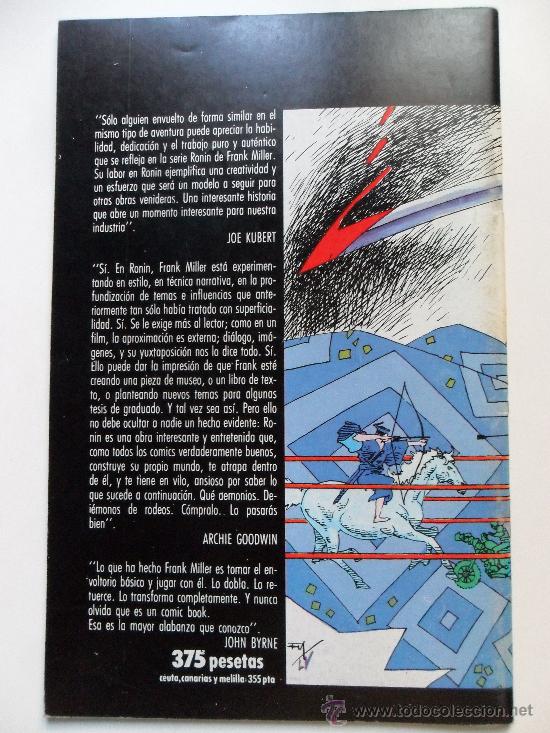 C&oacute;mics: RONIN LIBRO TRES . FRANK MILLER . ZINCO - Foto 2