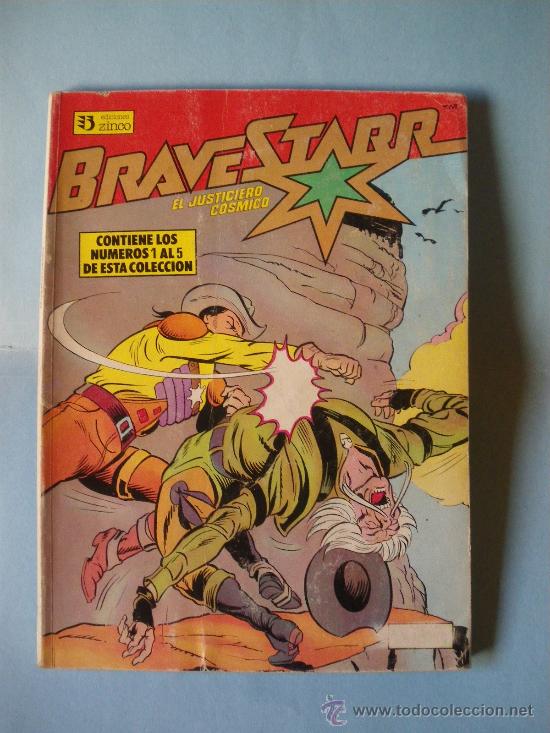 C&oacute;mics: COMIC BRAVESTARR EL JUSTICIERO C&Oacute;SMICO Nr. 1 al 5 &ndash; ED. ZINCO - Foto 1