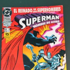 Cómics: SUPERMAN 3 EL HOMBRE DE ACERO EDICIONES ZINCO EL REINADO DE LOS SUPERHOMBRES. Lote 36296909