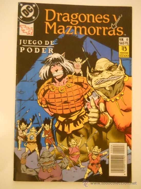 C&oacute;mics: DRAGONES Y MAZMORRAS N&ordm; 6 JUEGO DE PODER EDICIONES ZINCO A&Ntilde;O 1989 - Foto 1