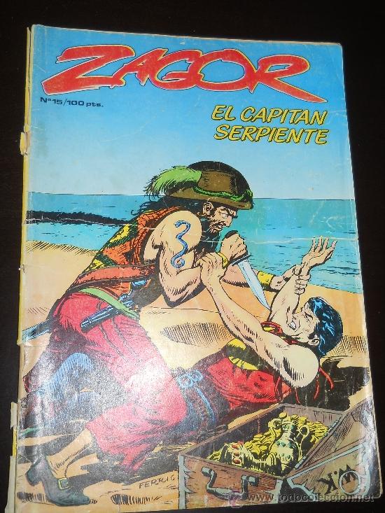 C&oacute;mics: ZAGOR N&ordm; 15 - EL CAPITAN SERPIENTE - EDICIONES ZINCO - A&Ntilde;O 1983 - Foto 1