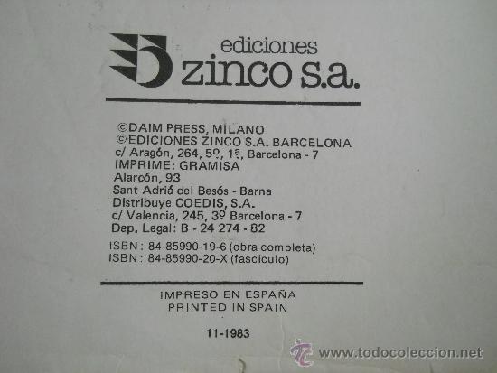 C&oacute;mics: ZAGOR N&ordm; 15 - EL CAPITAN SERPIENTE - EDICIONES ZINCO - A&Ntilde;O 1983 - Foto 4
