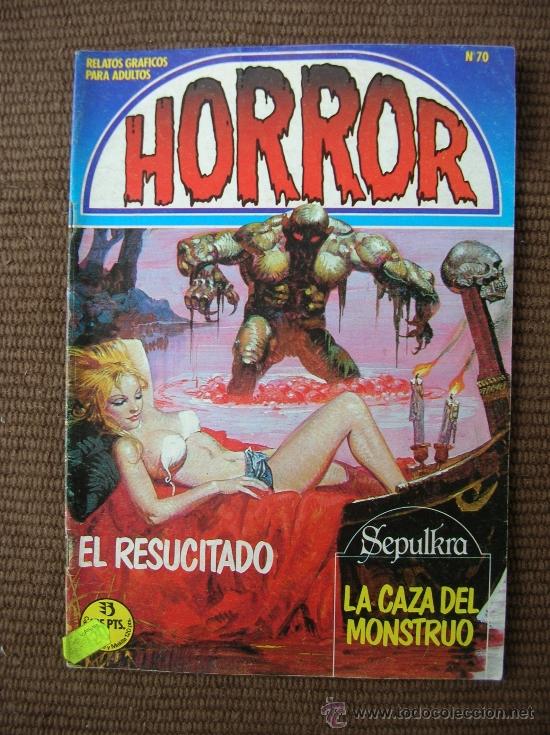 C&oacute;mics: HORROR N&ordm; 70: EL RESUCITADO - LA CAZA DEL MONSTRUO - Foto 1