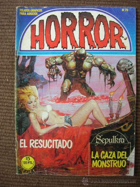 C&oacute;mics: HORROR N&ordm; 70: EL RESUCITADO - LA CAZA DEL MONSTRUO - Foto 1