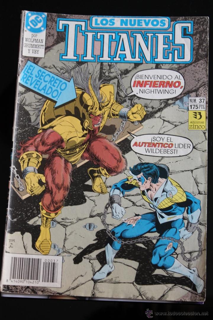 C&oacute;mics: Los Nuevos Titanes 37 volumen 2 Zinco - Foto 1