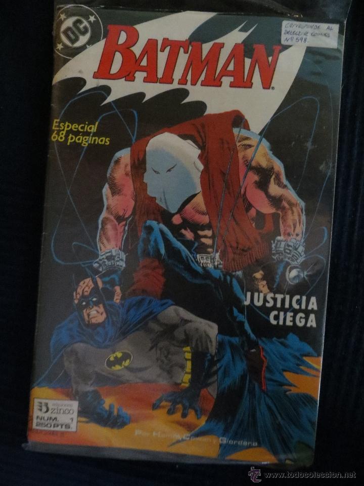 C&oacute;mics: BATMAN JUSTICIA CIEGA COMPLETA ZINCO - Foto 1