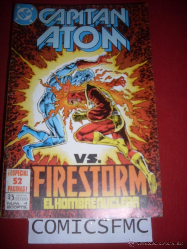 C&oacute;mics: ZINCO DC CAPITAN ATOM NUMERO 4 BUEN ESTADO - Foto 1