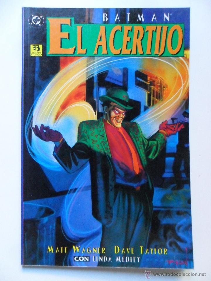 C&oacute;mics: BATMAN EL ACERTIJO . MATT WAGNER . DAVE TYLOR - Foto 1