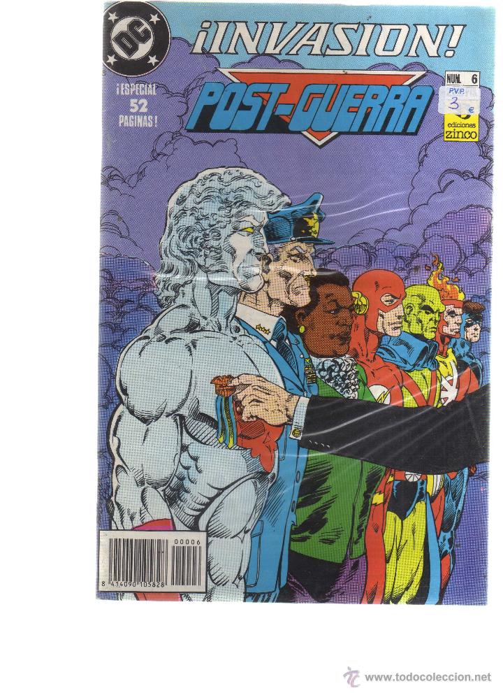 C&oacute;mics: &iexcl;Invasi&oacute;n! Post-guerra N&ordm; 6 Ed. Zinco - CJ34 - Foto 1