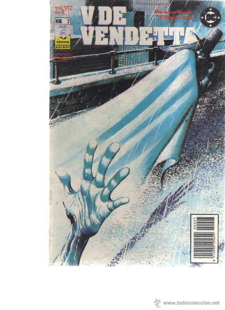 C&oacute;mics: V de Vendetta (Ediciones Zinco, N&ordm; 7 de 10) - CJ34 - Foto 1