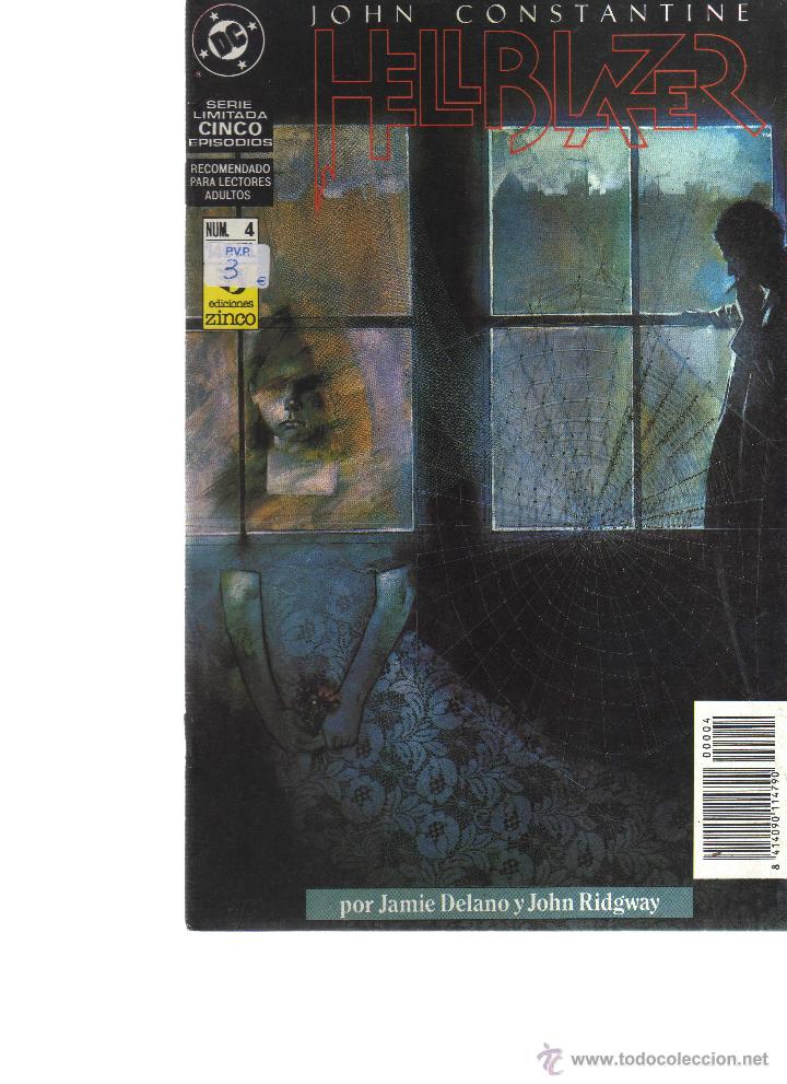 C&oacute;mics: Hellblazer N&ordm; 4 Serie limitada cinco episodios Ed. Zinco - CJ36 - Foto 1